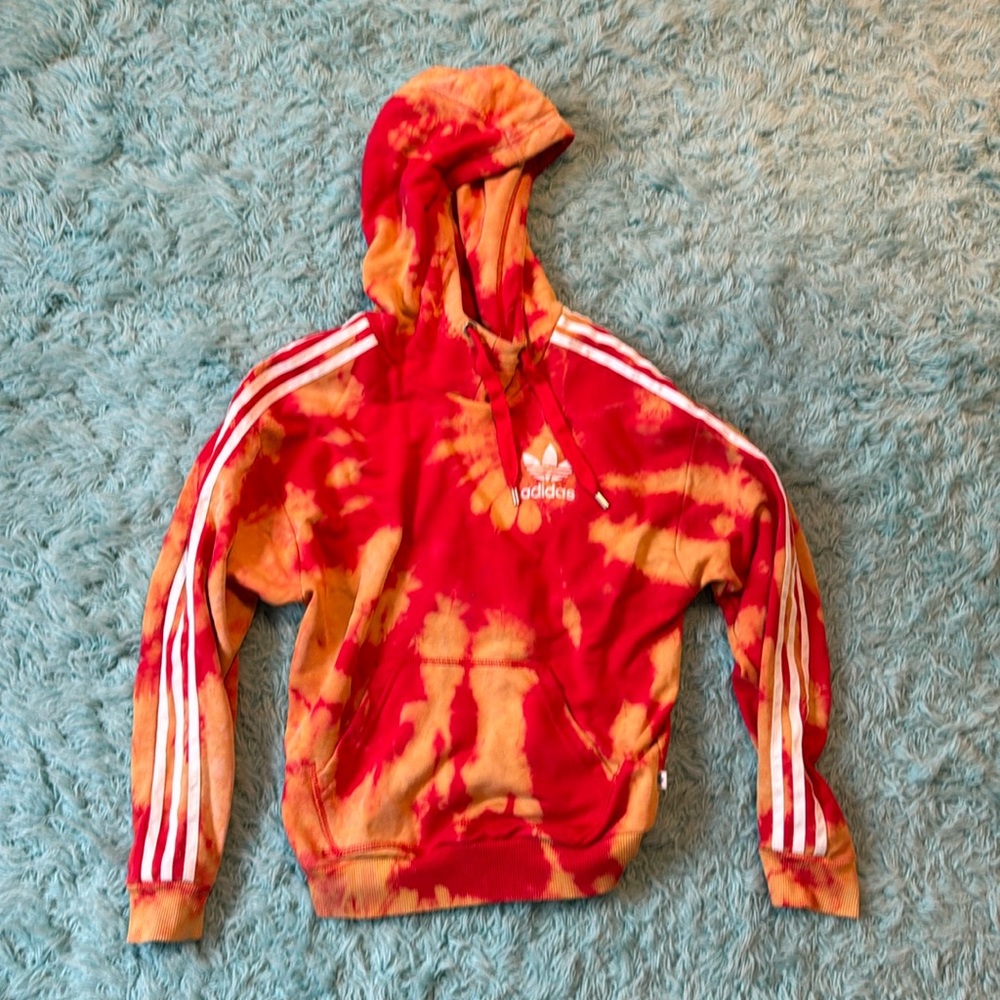 Adidas tie dye sweatshirt